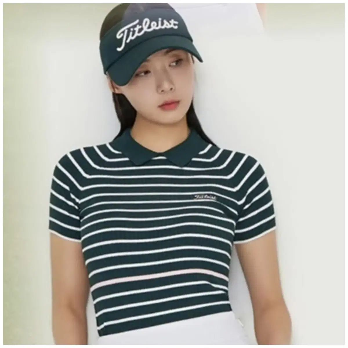 Titleist レディース ホワイト シャツ Tシャツ 半袖 ゴルフ ウェア