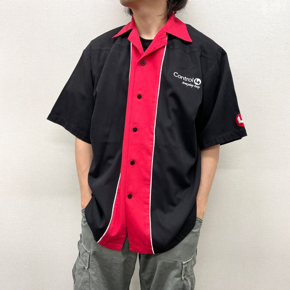 USA製　ボーリングシャツ　半袖　アメカジ　古着　レッド　刺繍 楽天市場】PAOPAO オリジナル ボーリング シャツ【ボウリング