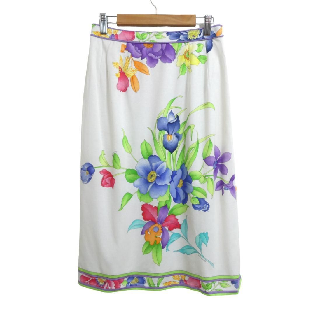 LEONARD FASHION レオナールファッション ウエスト70 ロングスカート