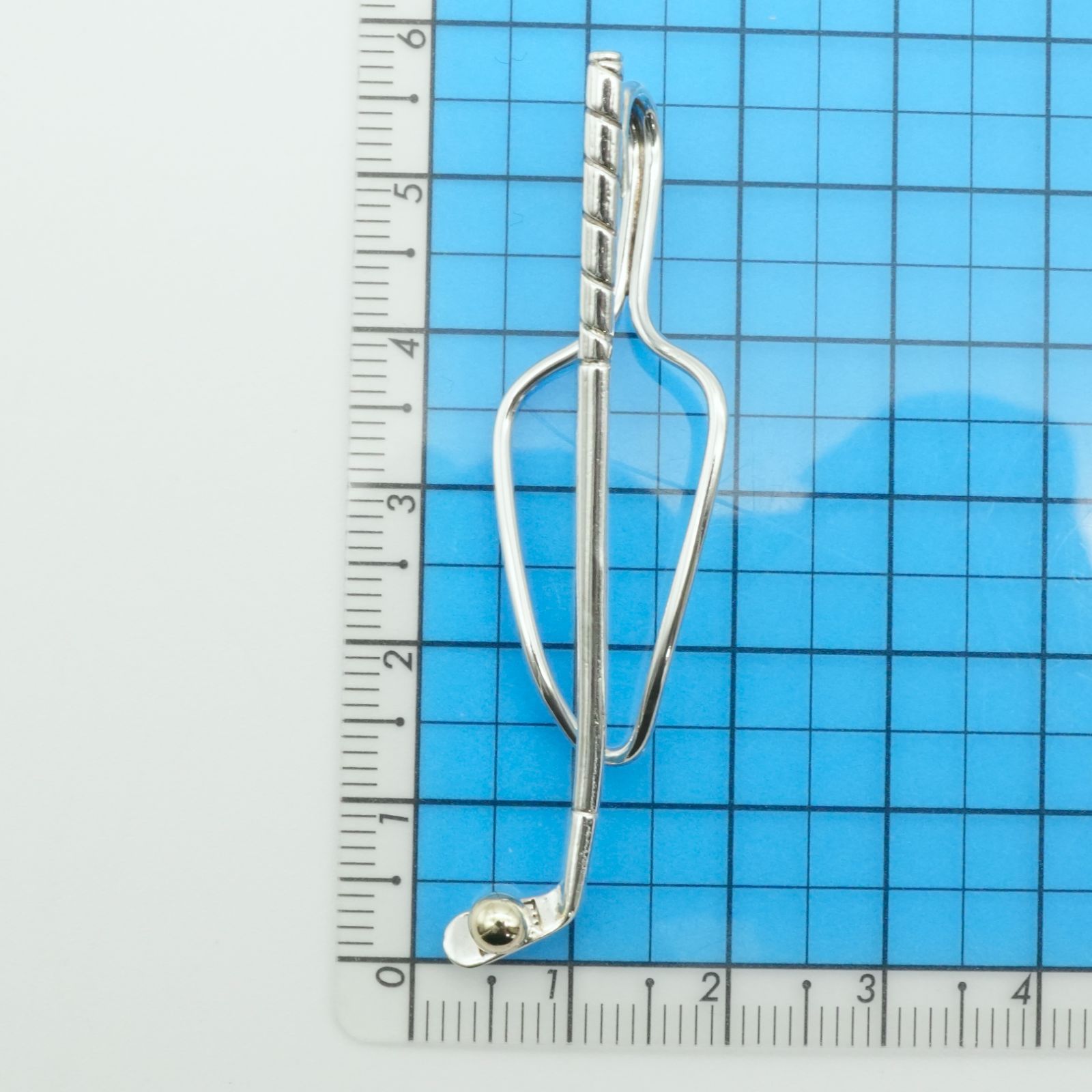 極美品 ティファニー ゴルフ コンビ ネクタイピン/25-762S