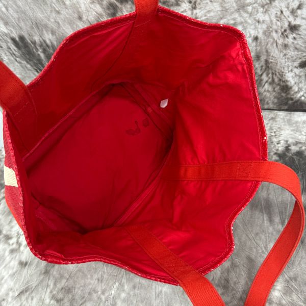 美品！シュプリーム Raffia Tote ラフィア トートバッグ　レッド Supreme Raffia Tote (SS20) - $98