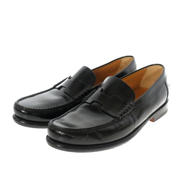 HERMES 黒ローファー 40