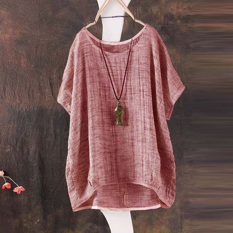 やまひろ　未使用 CLOTH&CROSS フレンチスリーブチュニック 楊柳フレンチスリーブプリントチュニック 通販【ニッセン】