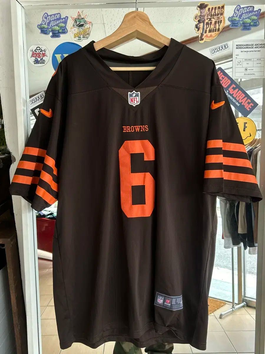 NFL クリーブランド ブラウンズ ラグビージャージ