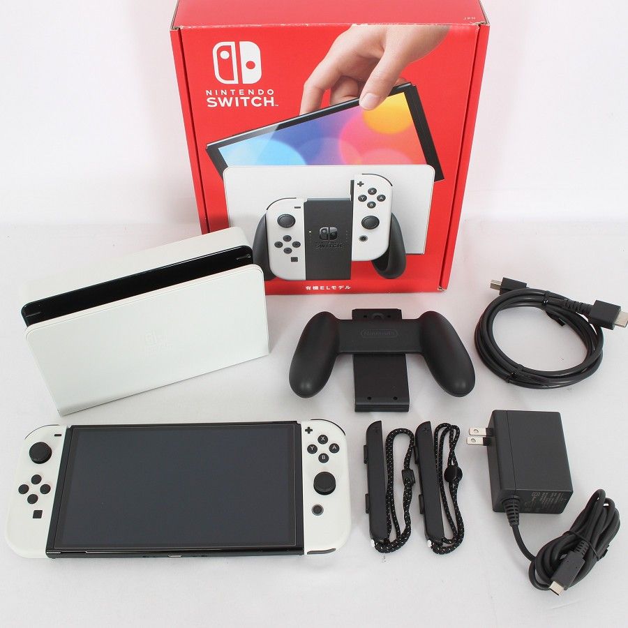 【新品】 Nintendo Switch 本体 有機EL モデル ホワイト Nintendo Switch 有機ELモデル ホワイト 付属品付き 任天堂