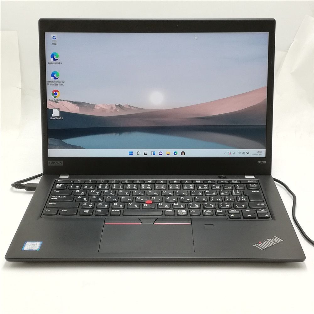 高性能 Wi-Fi有 Lenovo ノートパソコン X390 第8世代 Core i5 8265U 8GB 高速SSD 無線LAN Bluetooth Windows11済 Office 即使用可