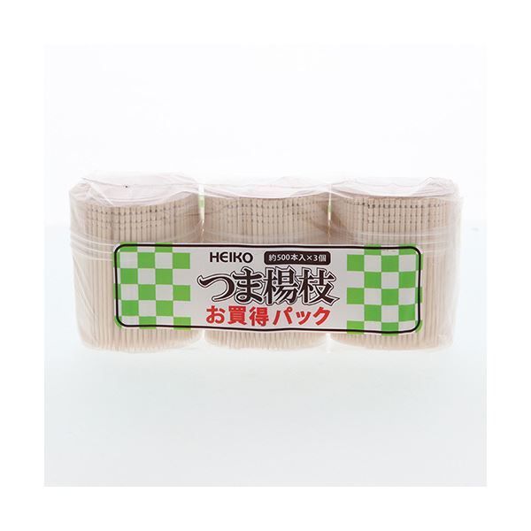 シモジマHEIKO つま楊枝 004636308 1セット 120個 3個×40パック