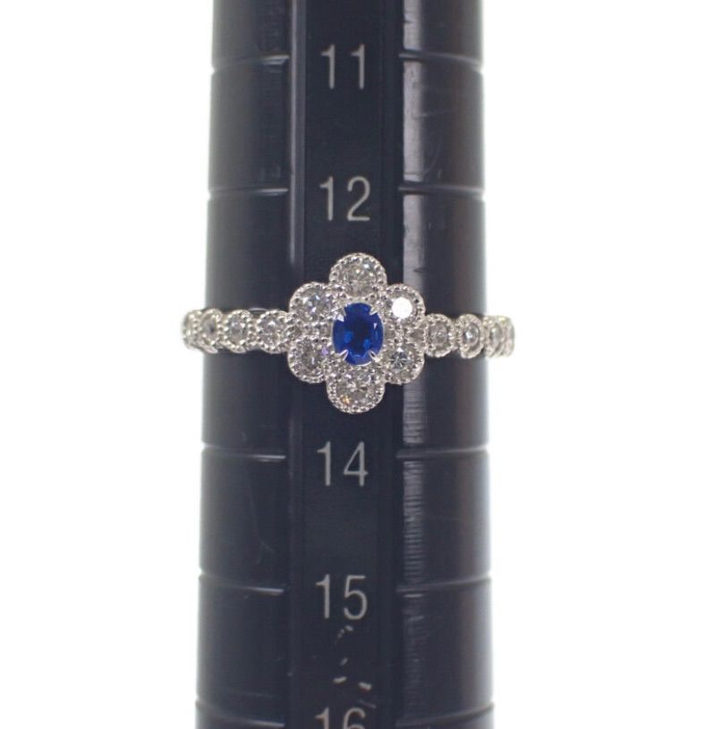 新品・美品・超希少石】デザインジュエリー リング Pt950プラチナ 13号