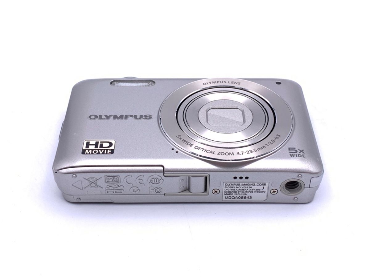 ✨箱付✨OLYMPUS VG-120 シルバー　オリンパス　デジタルカメラ 中古】 【並品】 オリンパス VG-120(シルバー)【1400万画素