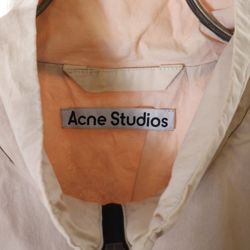 ジャケット・アウター ACNE STUDIOS 23AW pull over jacket 23AW B90710 ボンバージャケット ボア XS ブラック（2024/05/22