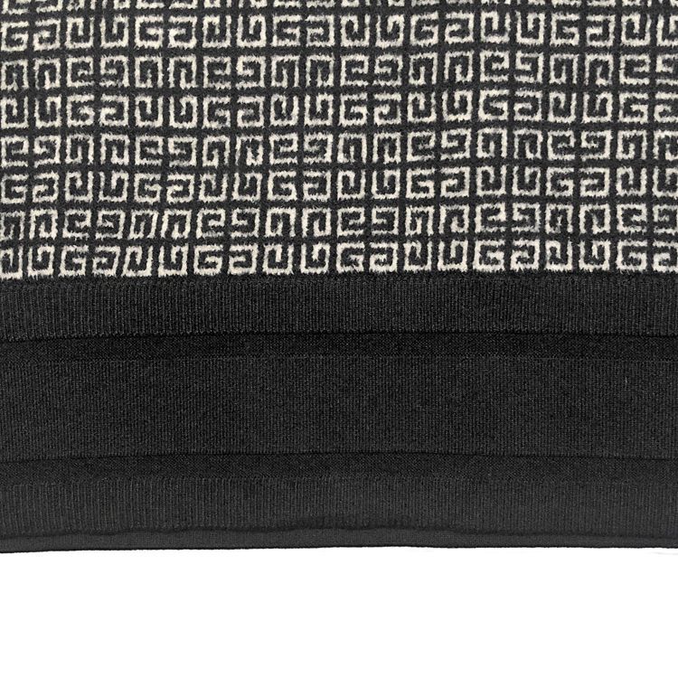 GIVENCHY ジバンシー 総柄Gロゴ ニットセーター メンズ ブラック