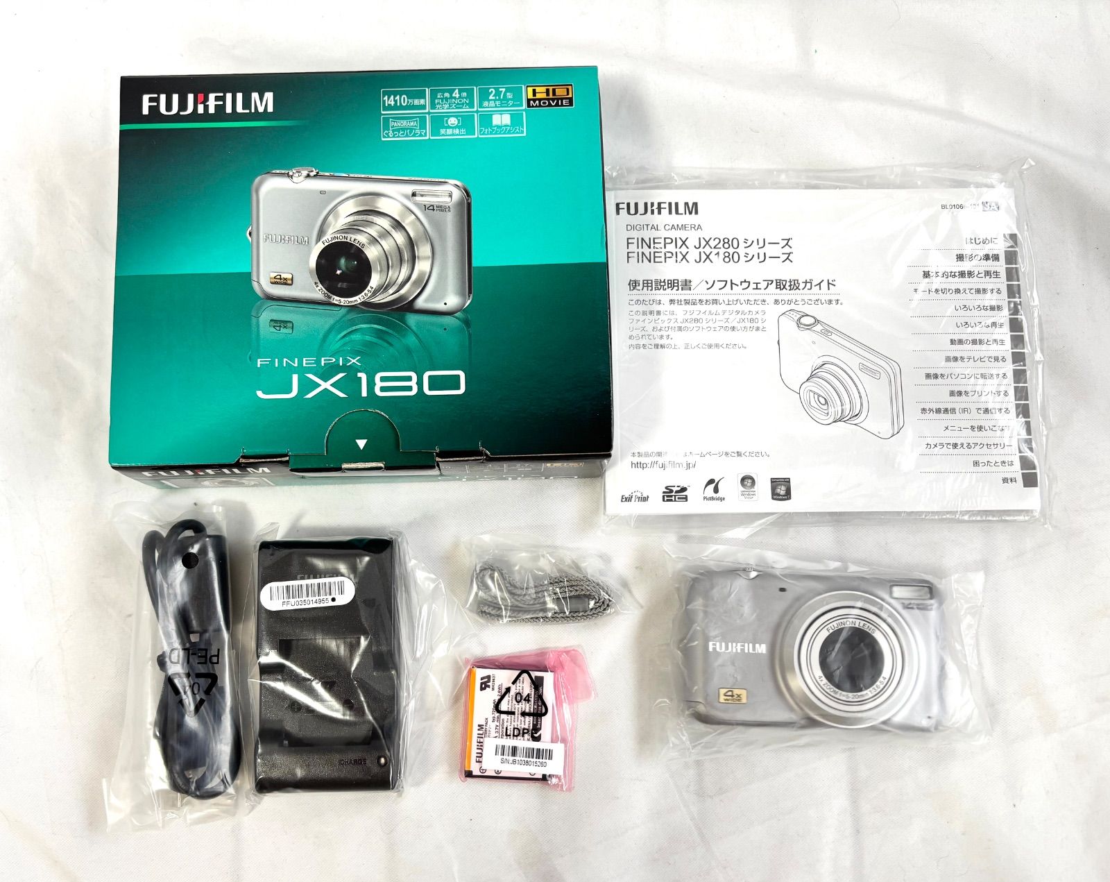 未使用品 FUJIFILM JX180 フジフィルム FinePix JX180 コンパクト 