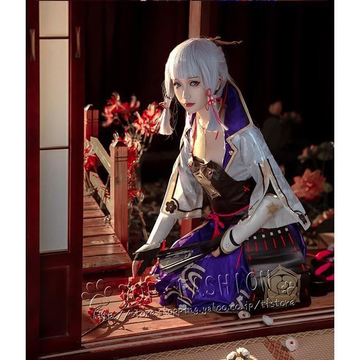 原神project げんしん Genshin Impact 神里綾華 かみさとあやか コスプレ 衣装 ウィッグ 靴 道具別売りり