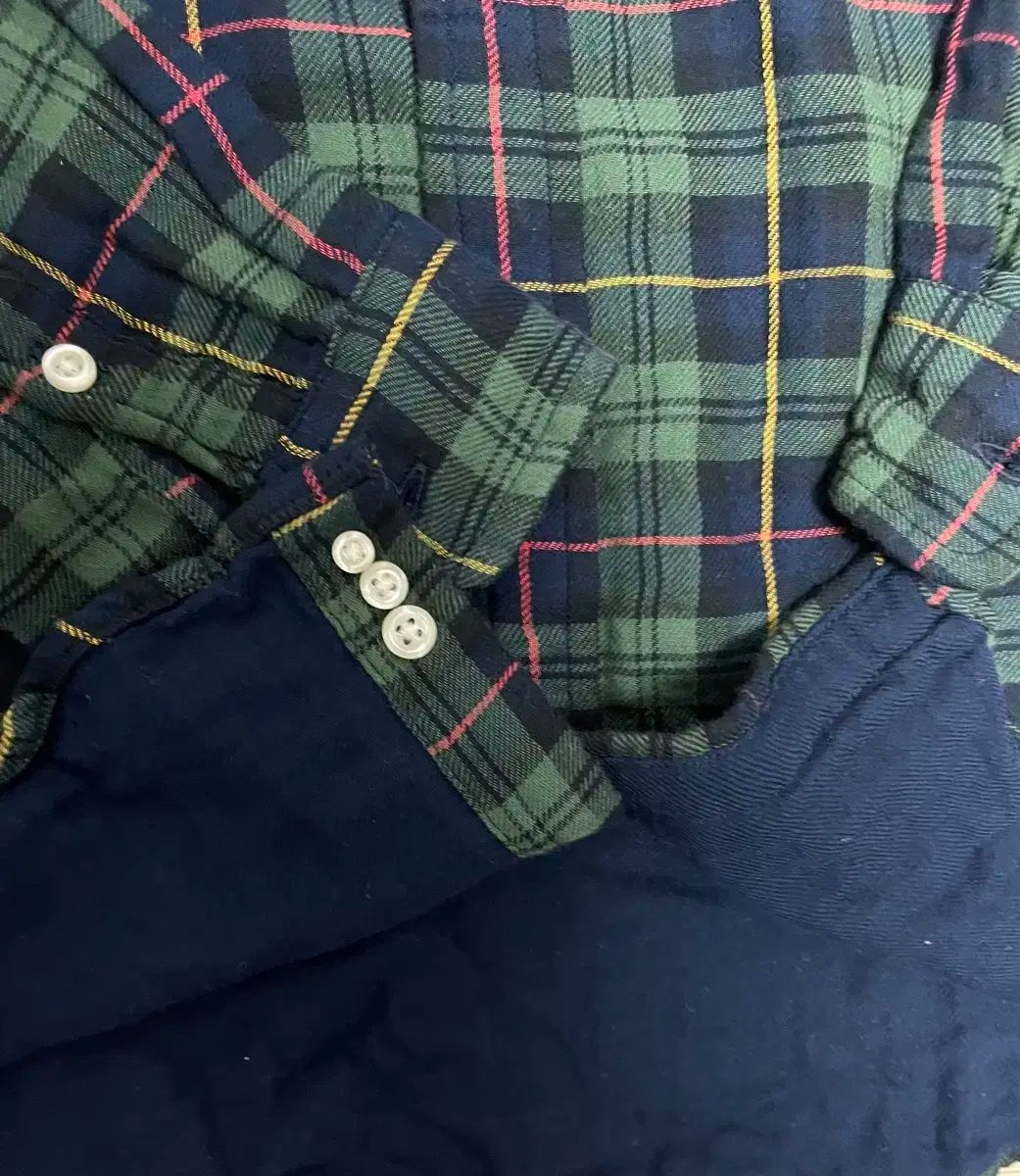 全国送料無料。 ポロ Ralph Lauren ラルフローレン タータン チェック シャツ ボーイズ XL ガーゼ