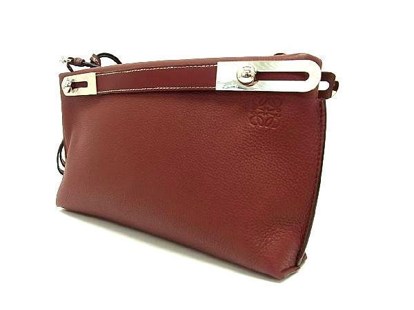 □新品同様□LOEWE ロエベ アナグラム ミッシー レザー 2WAY