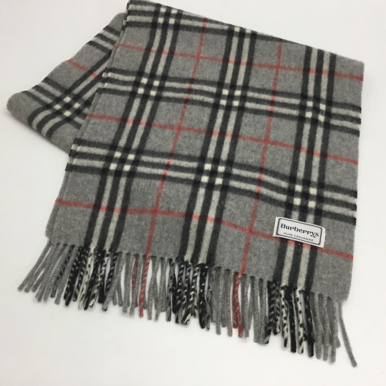 □ Burberrys バーバリーズ カシミヤ ノバチェック マフラー