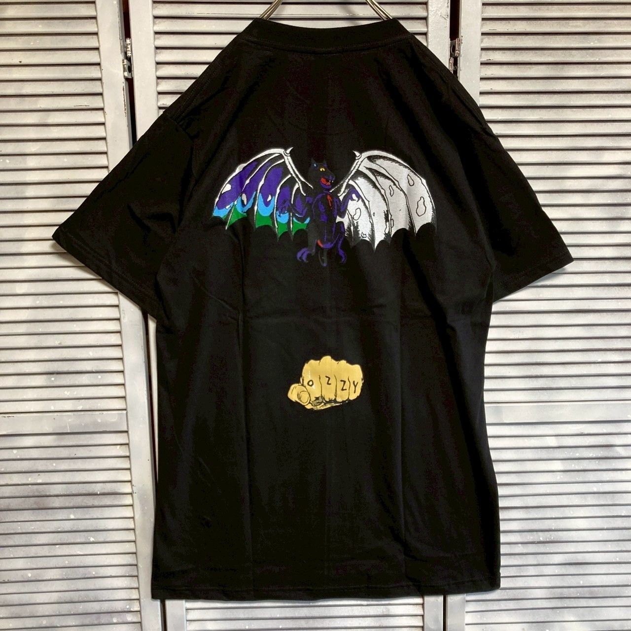 オジーオズボーン ブラックサバス Tシャツ 古着 AZKG バンド Tシャツ 古着 黒 オジーオズボーン ブラックサバス