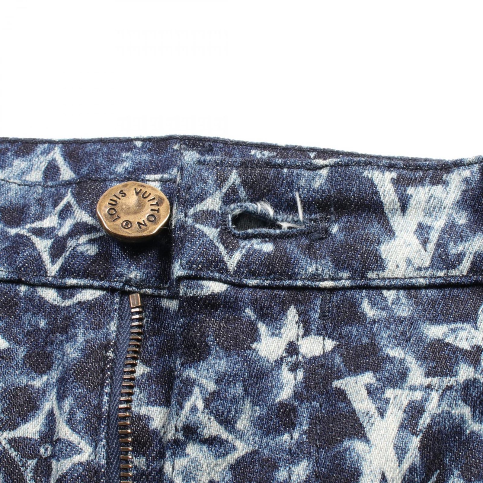 ルイ・ヴィトン LOUIS VUITTON デニムパンツ モノグラム RM232M ZO9