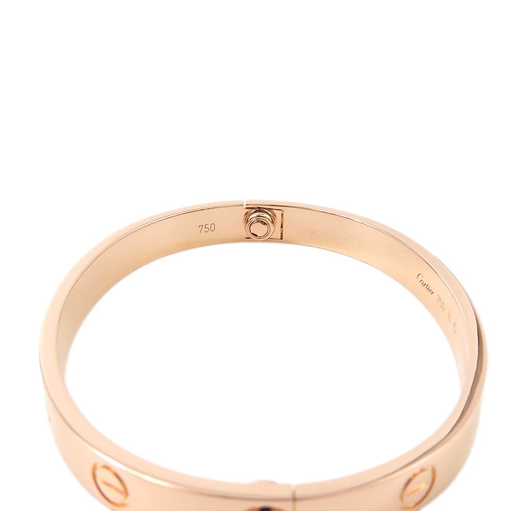 カルティエ ブレスレット ラブブレス クラシック K18PGピンクゴールド  