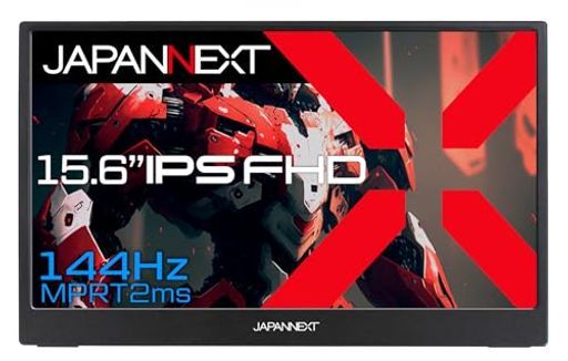 JAPANNEXT15.6インチモバイルモニターIPSパネルフルHD1920x1080解像度 TypeC|PC対応|スピーカー内蔵|sRGB |非光沢 JN-MD-156i144FHDR