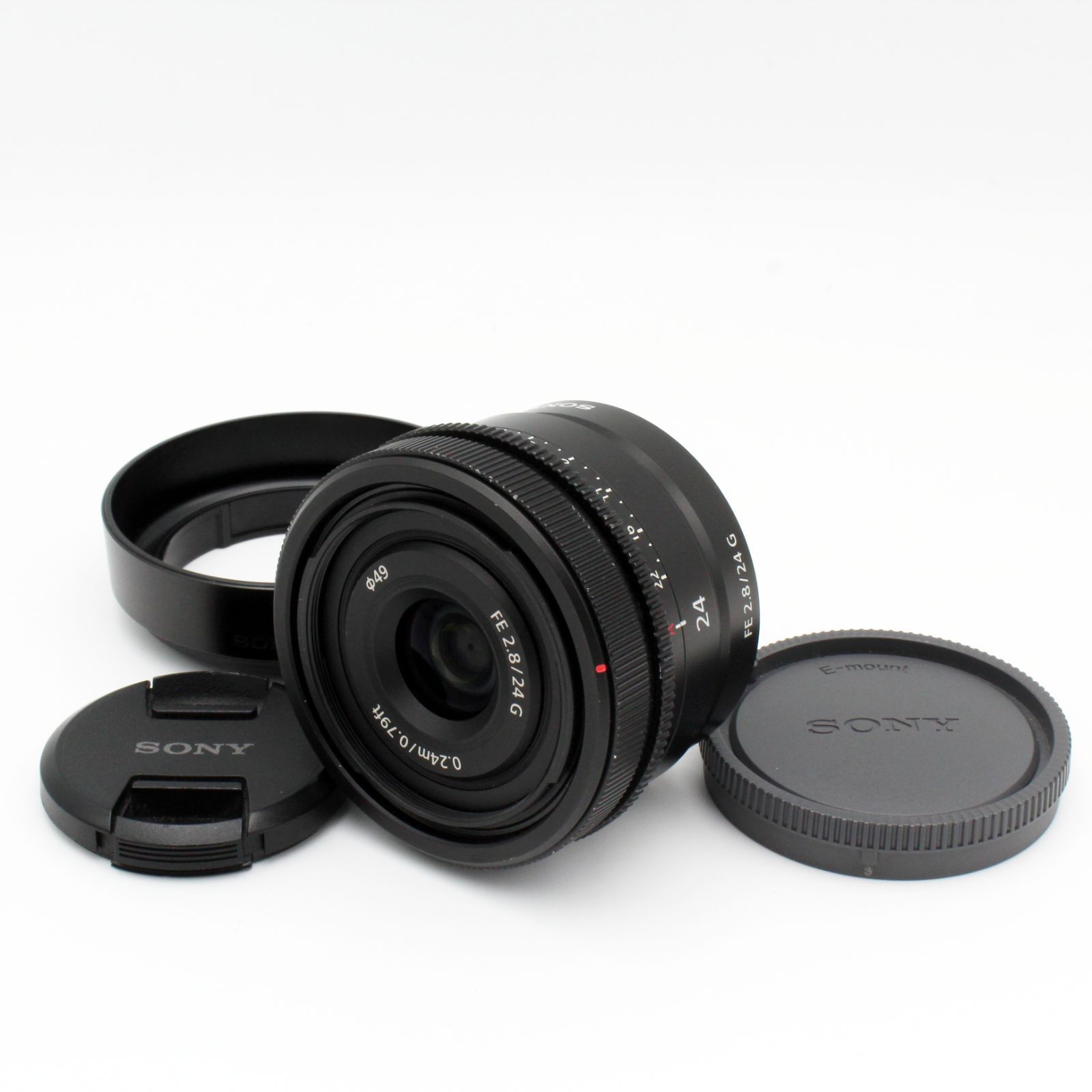 SONY FE 24mm F2.8 G SEL24F28G 元箱 付属品 説明書 SONY FE 24mm F2.8 G SEL24F28G 元箱 付属品 説明書