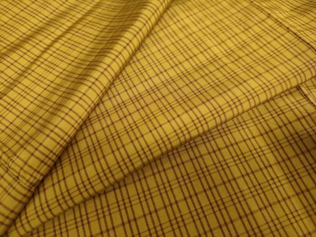 平和屋着物○黄八丈 間道 正絹 逸品 DAAY5167ud - メルカリ