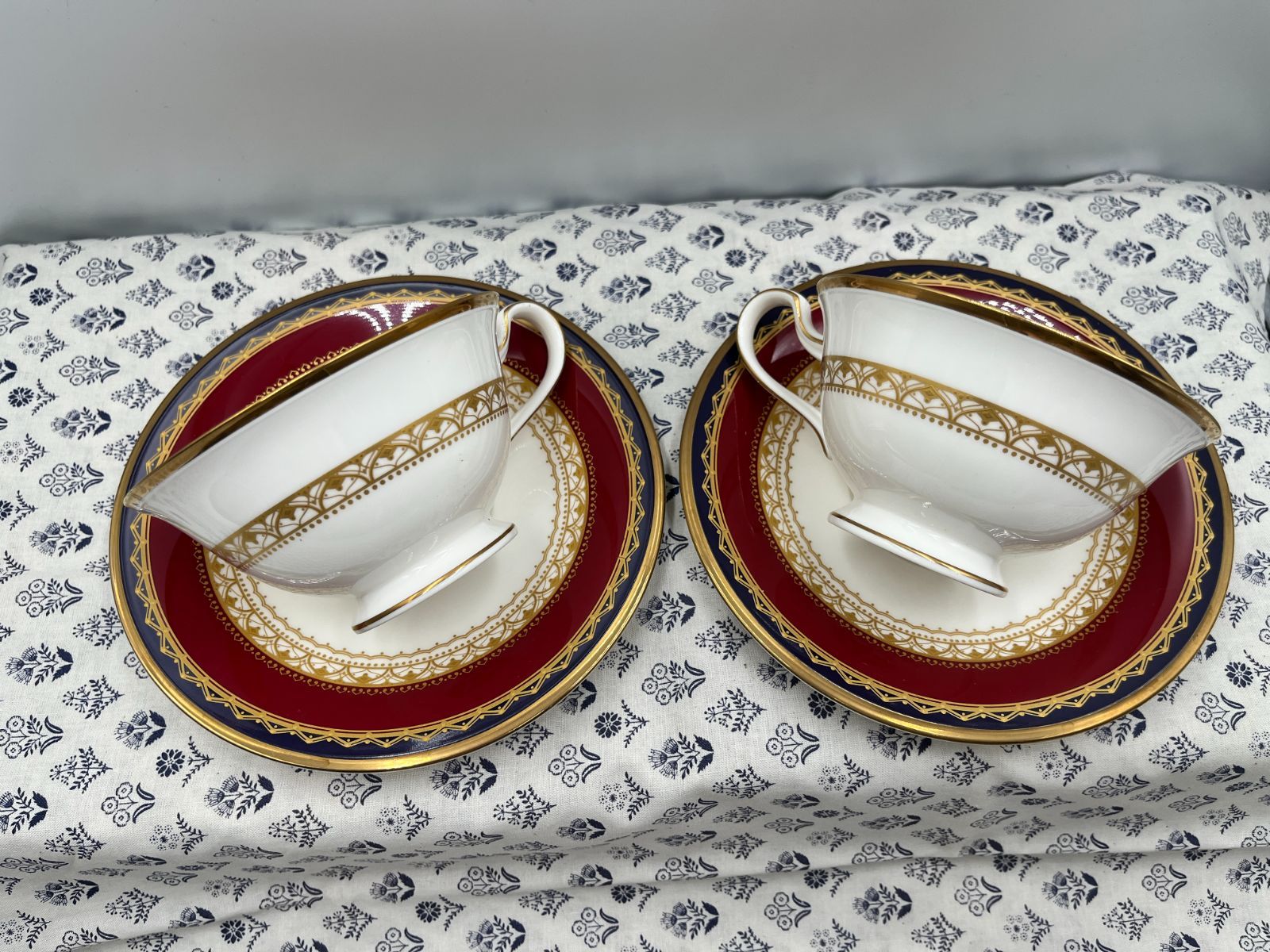 2客セット NORITAKE ノリタケ マラカ ティーカップ ソーサー プレート2枚セット