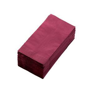 まとめ ナプキン 2PLY 8つ折 ワインレッド 2PLU-28C-W 1パック 50枚