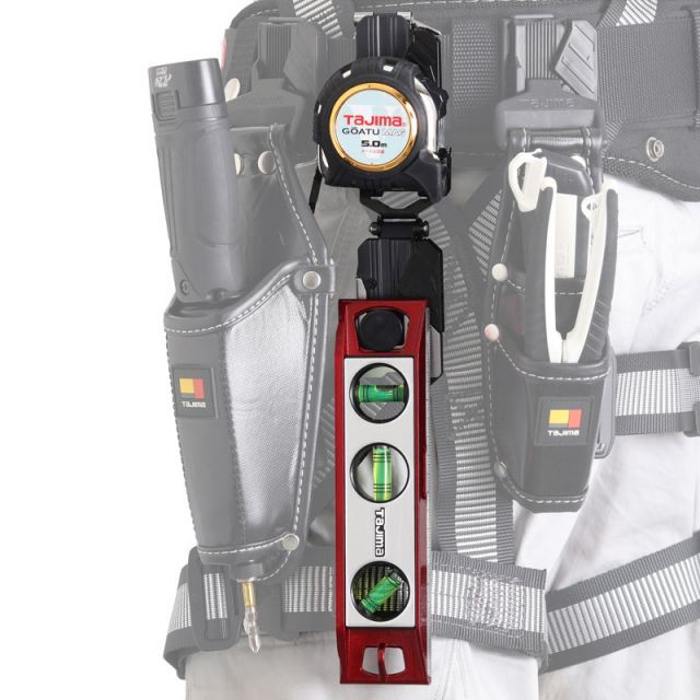 TAJIMA SFSKL-M210 セフ設備工レベル210 メタル レッド ブルー 着脱セフ式の設備工向け職専水平器