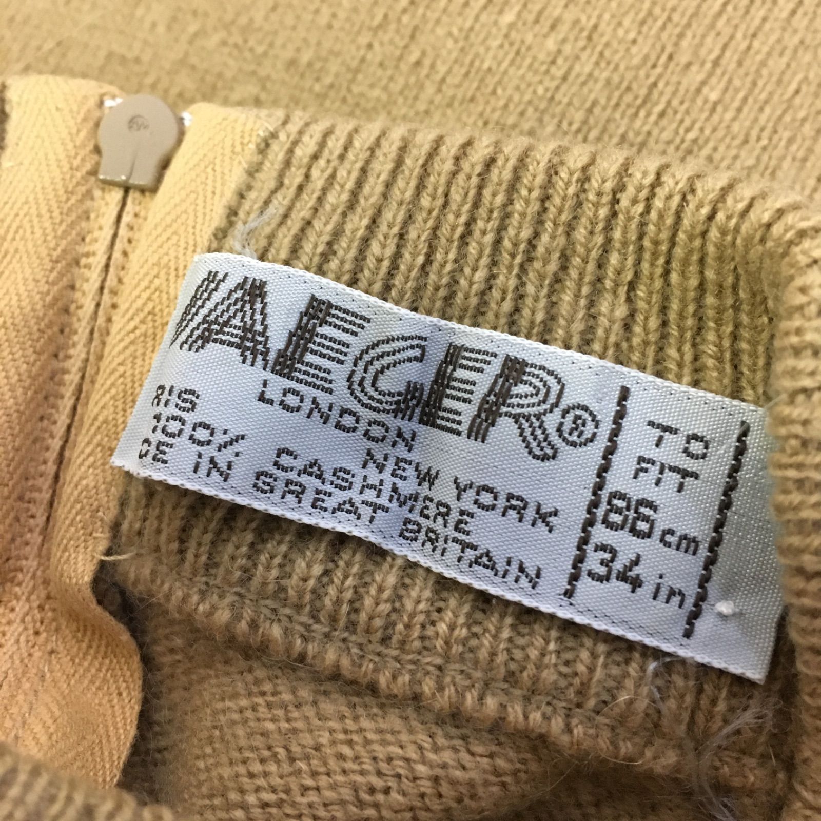 美品】jaeger london イエガー 長袖ハイネックニットトップス