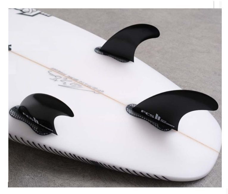FCS II Performer Black Medium TRI Quad 5Fins SET新品 - メルカリ