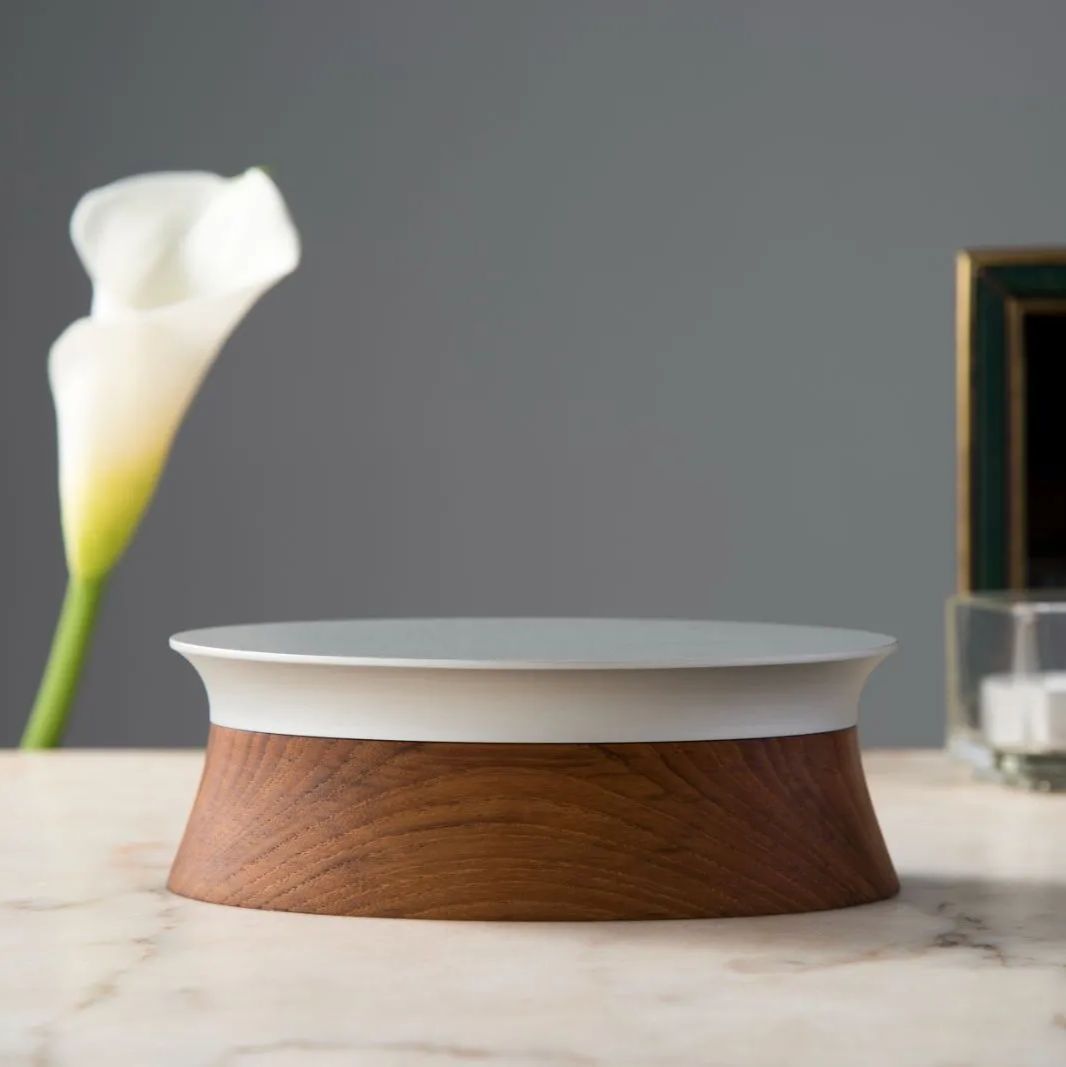 日本製 ペット仏具インテリア小物 アルミと チーク