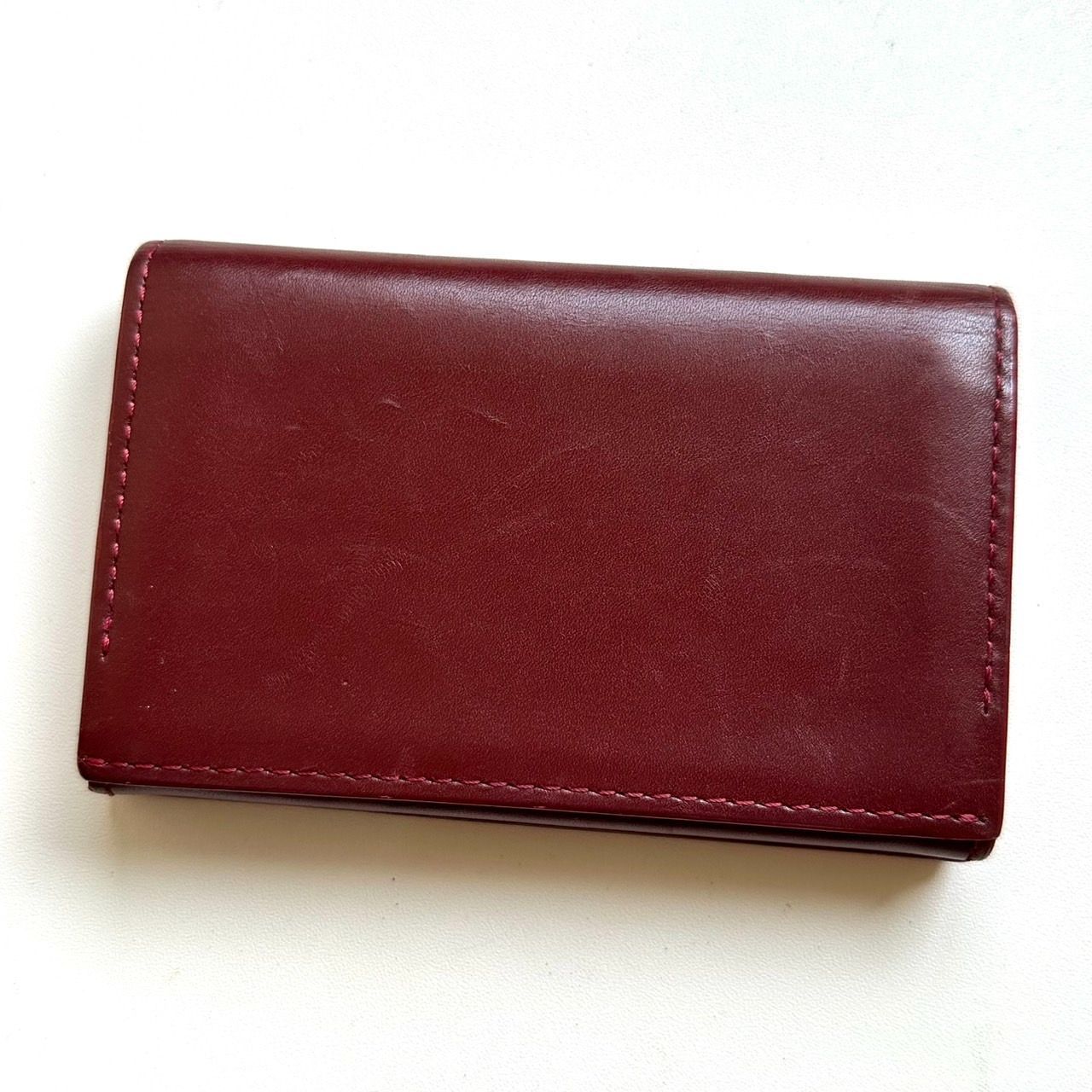 ポールスミス Paul Smith 名刺入れ マルチストライプ バーガンディ