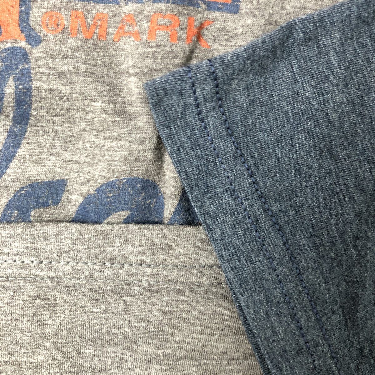 古着 ハーレーダビッドソン Harley-Davidson 国旗柄 七分袖