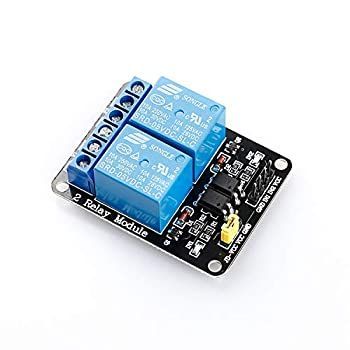 【中古】(非常に良い)SunFounder(サンファウンダー) 2チャンネル 5Vリレーシールドモジュール Arduino UNO 2560 1280 ARM PIC AVR STM32 Raspberry Piのために [並行