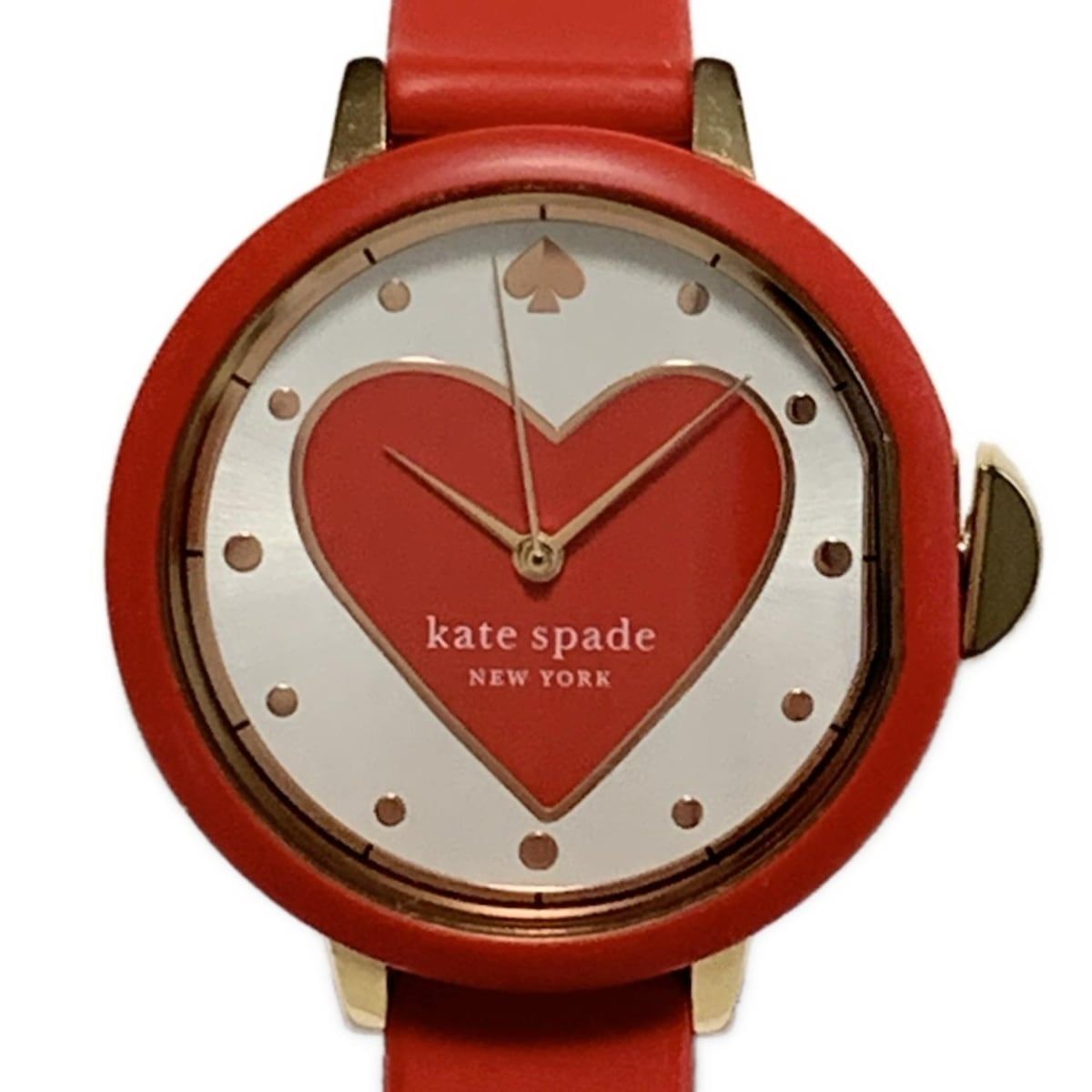 Kate spade(ケイト) 腕時計美品 - KSW1783 レディース ハート