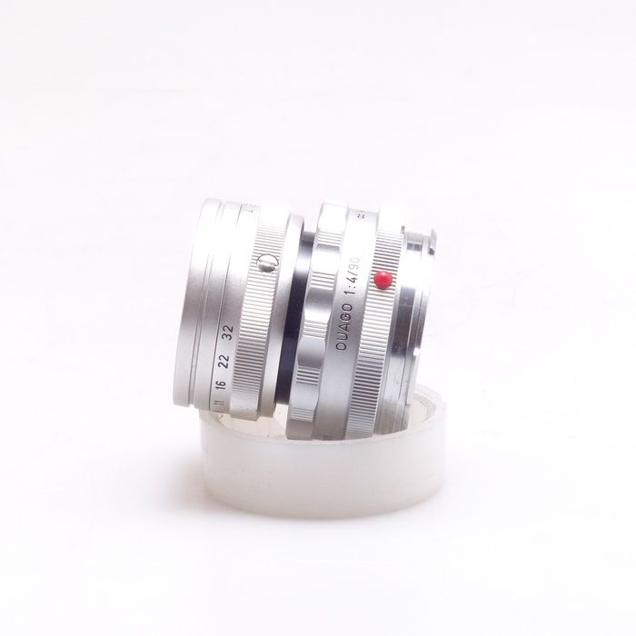 中古】(ライカ) Leica ELMAR 90/4 トリプレット ヘッドノミ + OUAGO