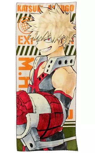 ジャンプフェスタ∬僕のヒーローアカデミア キャラクター大判タオル 【爆豪勝己】 中古】雑貨 爆豪勝己 キャラクター大判タオル 「僕のヒーロー