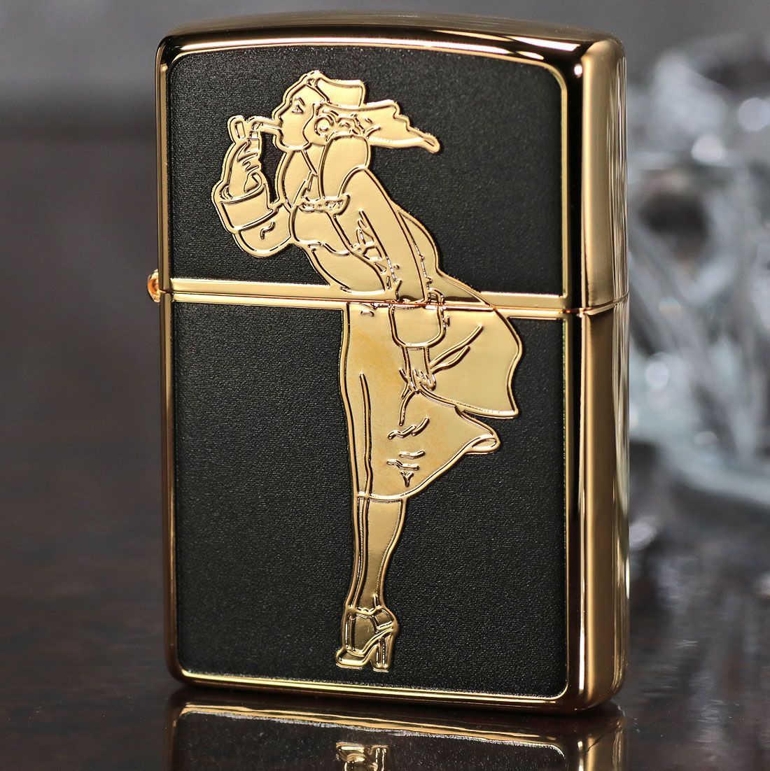 zippo(ジッポーライター)人気の「WINDY」デザイン ゴールド WINDY G 