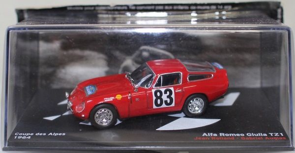 新品 1/43　デアゴスティー　ラリーカーコレクション アルファ ロメオ ジュリア　TZ1　1964 240001027725