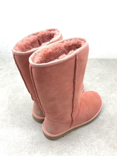 アグ クラシック トール ムートンブーツ 5815W サンド UGG 25センチ - 靴