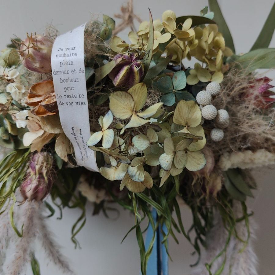 ❤SOLD OUT❤ナチュラルドライフラワー✤スモークツリーと紫陽花