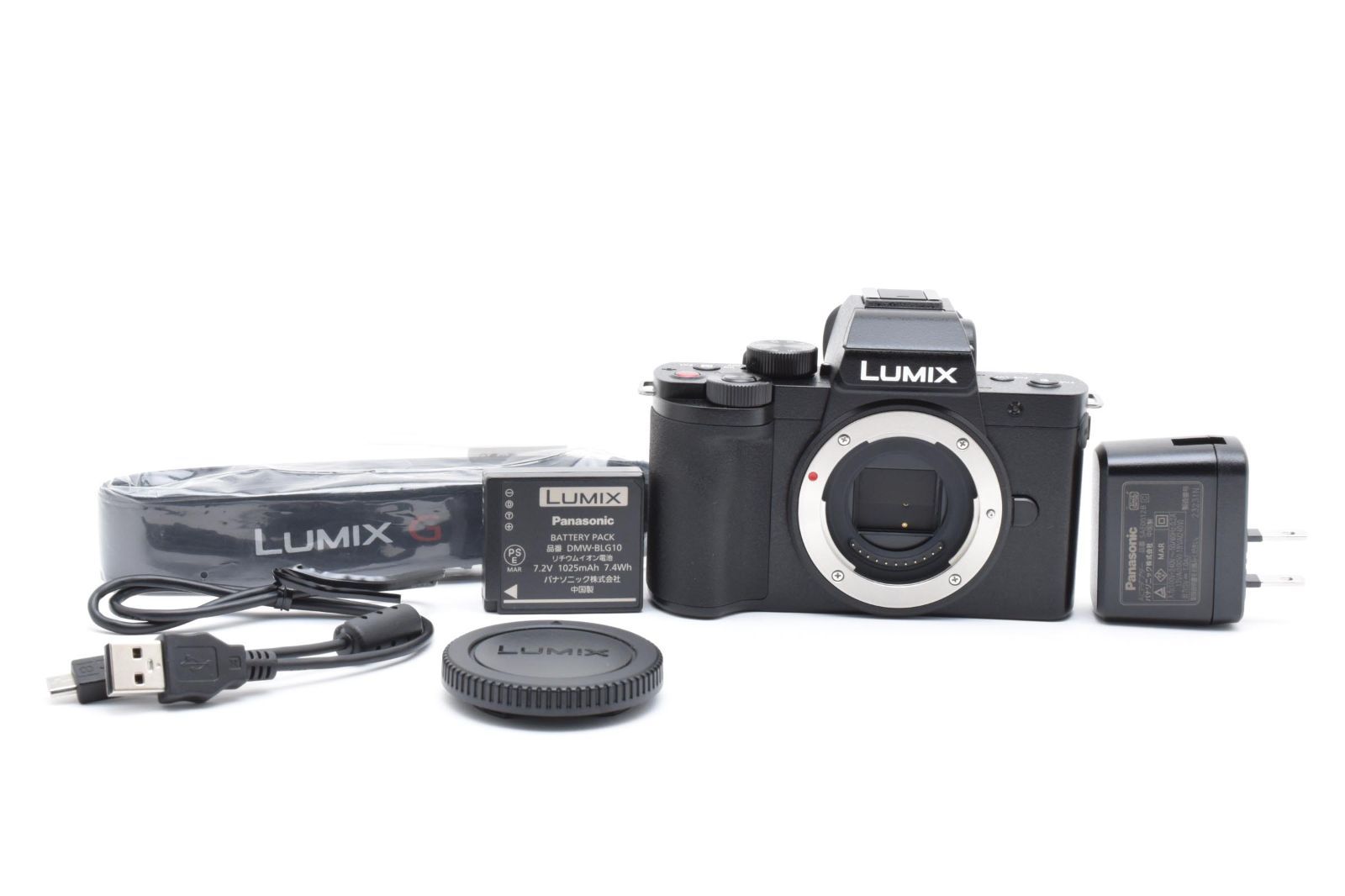 級 パナソニック Panasonic LUMIX DC-G100 ボディ ショット数95回 付属品多数 完動品 75P56A509183