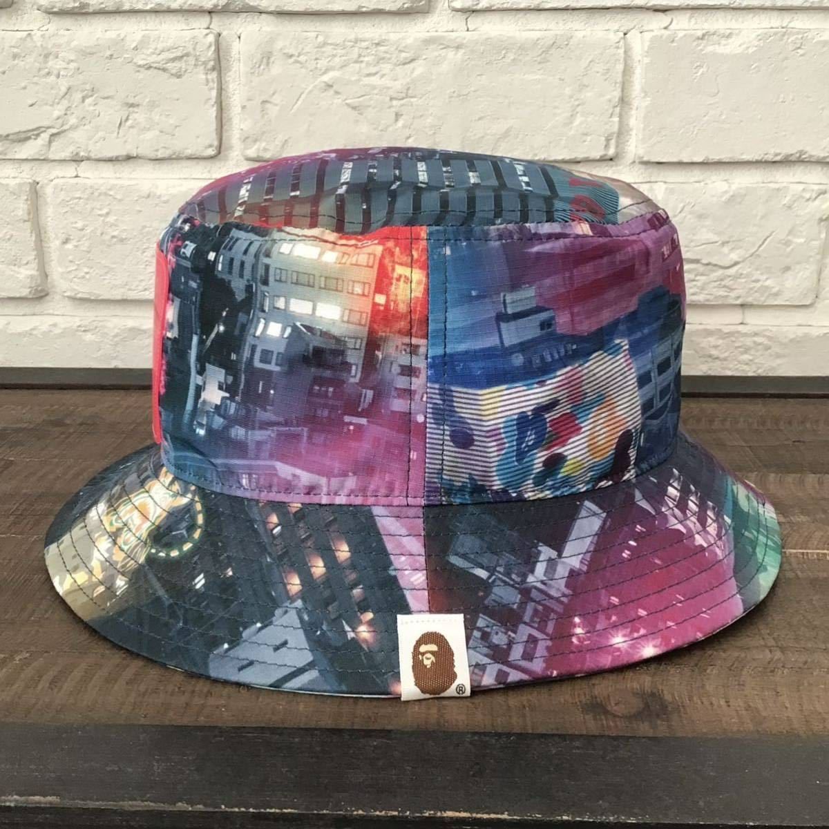 BAPE NEON TOKYO ハット Mサイズ a bathing ape BAPE hat エイプ ...