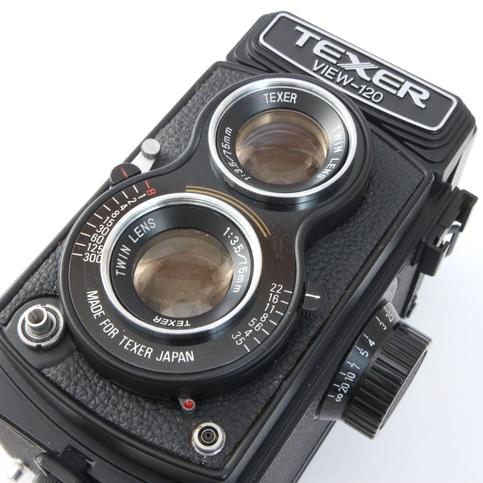  TEXER VIEW 120 75 mm F 3 5 二眼レフカメラ 二眼レフカメラ フィルムカメラ