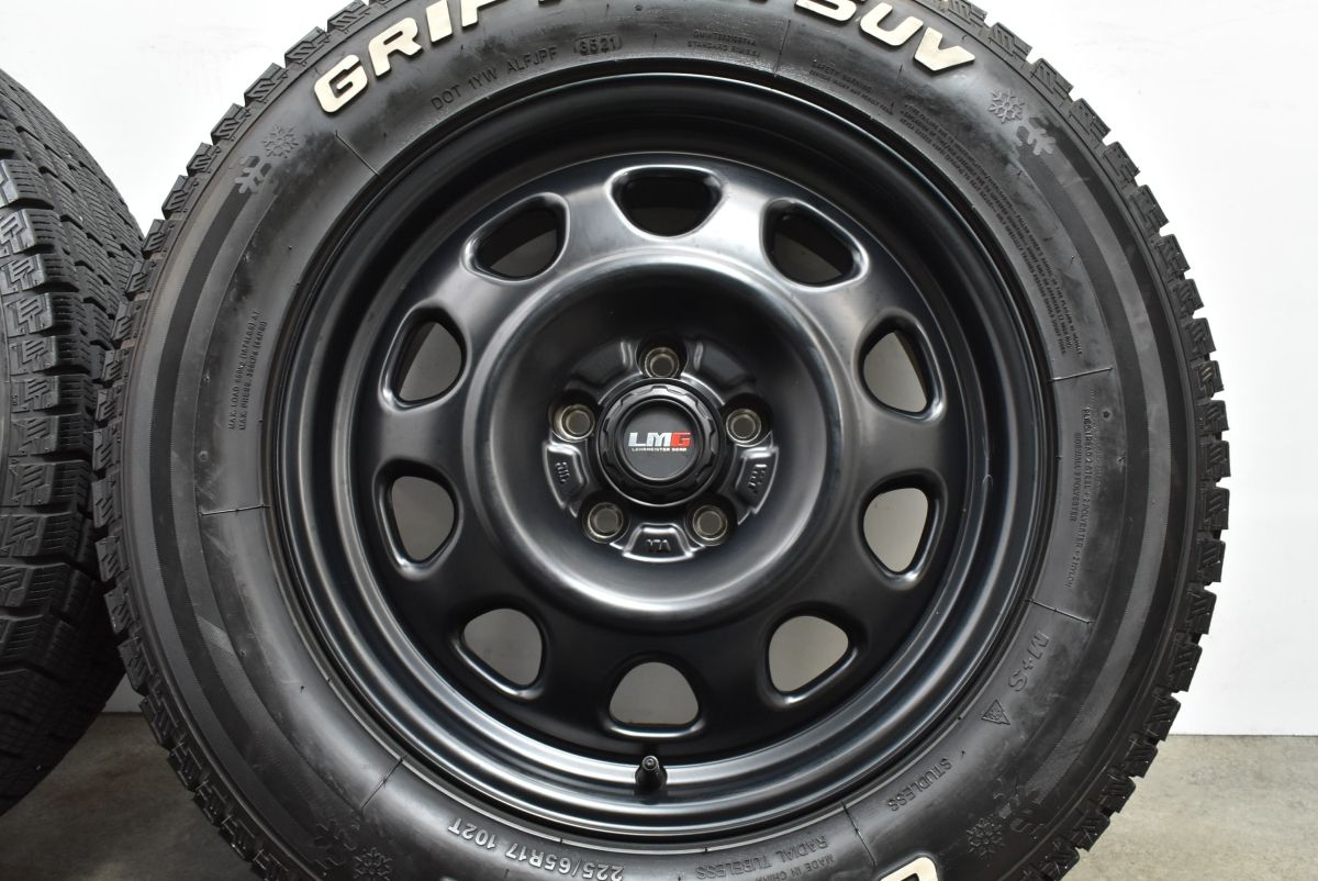 美品 バリ溝】LMG オフスタイル 17in 7J +35 PCD114.3 GRIPMAX