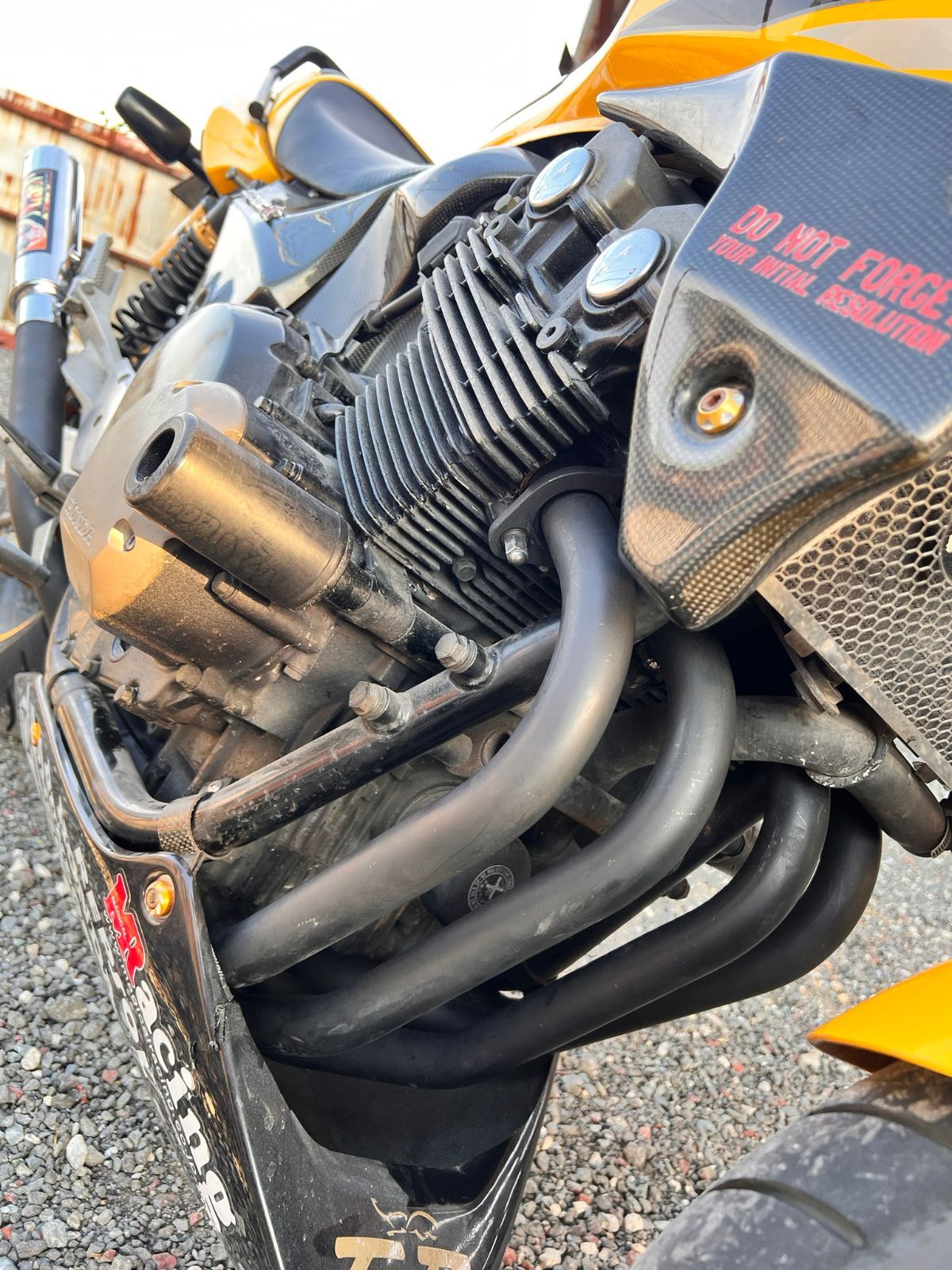 REDSTAGE CB400SF NC39 飛燕 4-2-1 オリジナルマフラー ブラック 耐熱