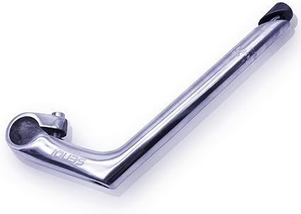 SENQI 22.2×25.4mm 電気めっき グースネック ステム アルミ合金 