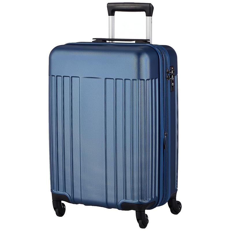 [マンハッタンエクスプレス] キャリーケース 拡張機能付きジッパー 機内持ち込みサイズ ネイビー