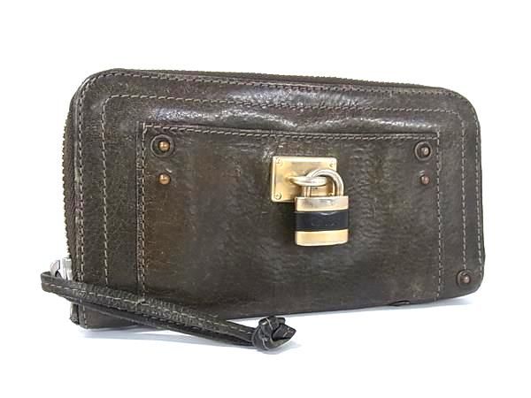 【WEB限定】 Chloe クロエ パディントン レザー カデナ パドロック 南京錠 小物